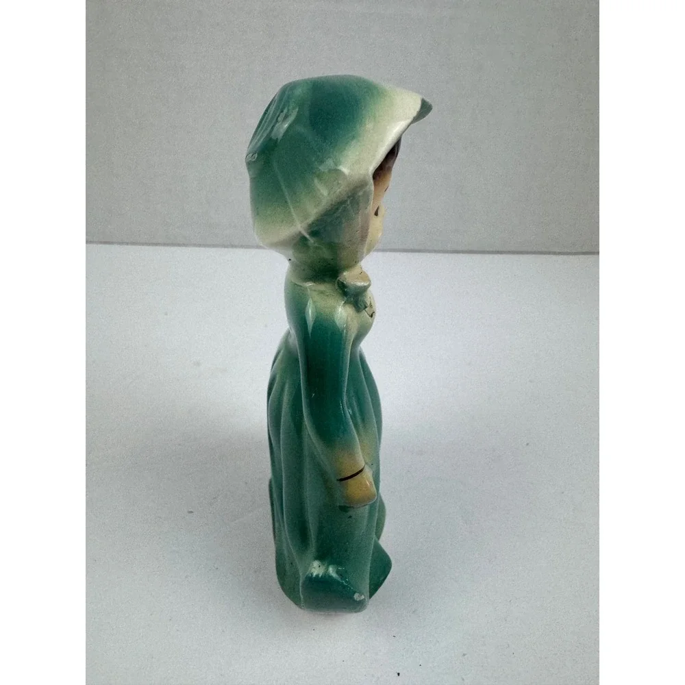 Vintage Rare Scarlet O'Hara Gone with the Wind Figurine Green Victorian Dress